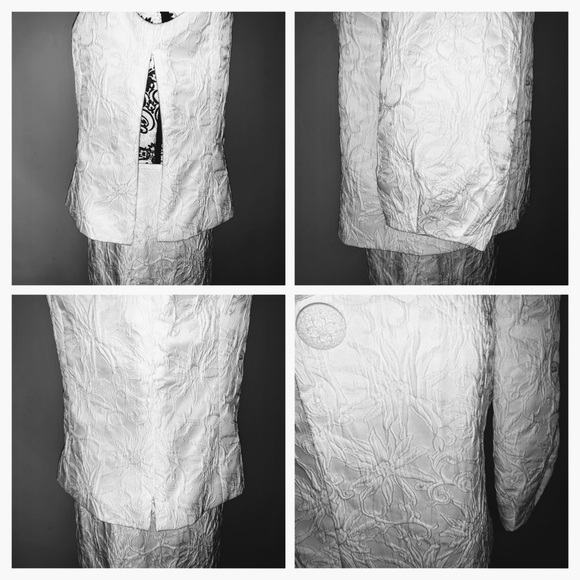 ❤️💜KASPER❤️💜3-PC. TEXTURED PENCIL SKIRT SUIT❤️💜 - Picture 7 of 8